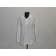190g Long Sleeve Golf Shirt White